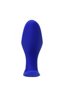 Синяя силиконовая расширяющая анальная втулка Bloom - 9 см. - фото 1404994