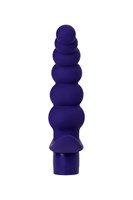 Фиолетовый силиконовый анальный вибратор Dandy - 13,5 см. - фото 1405051