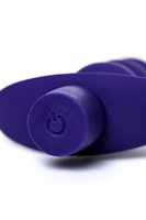 Фиолетовый силиконовый анальный вибратор Dandy - 13,5 см. - фото 1405055