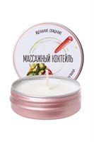 Массажная свеча «Массажный коктейль» с ароматом пина колады - 30 мл. - фото 1427783