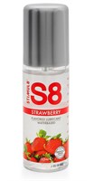 Смазка на водной основе S8 Flavored Lube со вкусом клубники - 125 мл. - фото 1405252