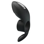 Черное кольцо на пенис с вибрацией Vibration Penis Sleeve - фото 170887