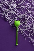 Зеленый силиконовый вагинальный шарик A-Toys с ушками - фото 95983