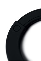 Черные силиконовые наручники A-Toys без ключа - фото 1364683