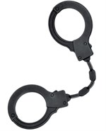 Черные силиконовые наручники A-Toys без ключа - фото 67961
