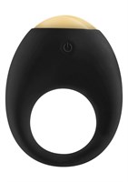 Черное эрекционное кольцо Eclipse Vibrating Cock Ring - фото 172359