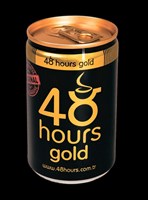 Возбуждающий газированный напиток 48 hours gold, 150 мл