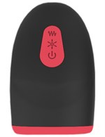 Черно-красный вибромастурбатор с нагревом Small Mood - фото 167561