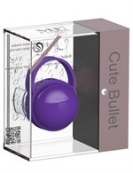 Фиолетовый клиторальный стимулятор Cute Bullet - фото 166505