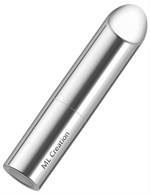 Серебристый мини-вибратор Love Bullet - 8,4 см. - фото 166562