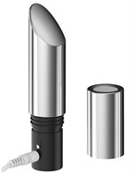Серебристый мини-вибратор Love Bullet - 8,4 см. - фото 166564
