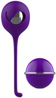 Фиолетовое виброяйцо с пультом управления Remote Cherry - фото 166577