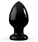 Черная анальная пробка MAGNUM 8 - 11,5 см. 133788