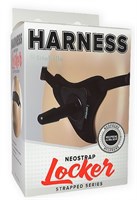Черные трусики для страпона HARNESS Locker размера XS-M - фото 1405586