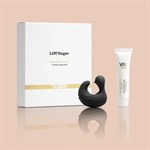 Вибростимулятор-уточка LOV’finger с возбуждающим гелем 138296