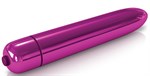 Розовая гладкая вибропуля Rocket Bullet - 8,9 см. - фото 165545