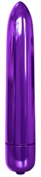 Фиолетовая гладкая вибропуля Rocket Bullet - 8,9 см. - фото 165546
