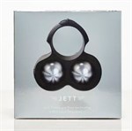 Черный инновационный мужской вибростимулятор JETT - фото 1337565