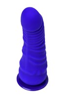 Фиолетовый силиконовый страпон - 14,5 см. - фото 68374