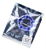 Фиолетовое эрекционное кольцо на пенис с бусинами 140789