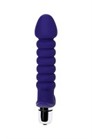 Фиолетовый анальный вибратор Condal - 14 см. - фото 1364883