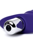 Фиолетовый анальный вибратор Condal - 14 см. - фото 1364888