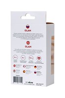 Красная анальная вибровтулка Glam - 9,7 см. - фото 1405831