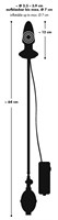 Телесный анальный виброрасширитель Fanny Hills - 12 см. - фото 68411