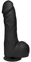 Черный фаллоимитатор-гигант с присоской-плагом The Really Big Dick - 30,5 см. - фото 1314593