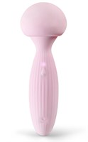 Розовый вибромассажёр-гриб Mushroom - 16 см. - фото 171580
