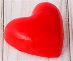Красная романтичная свеча-сердце  Люблю  - фото 172916