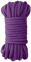 Фиолетовая веревка для бондажа Japanese Rope - 10 м. 141515 - фото 143384