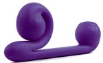 Уникальный фиолетовый вибромассажер-улитка для двойной стимуляции Snail Vibe - фото 163086