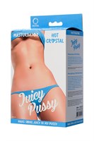 Прозрачный реалистичный мастурбатор Juicy Pussy Hot Crystal - фото 1405977