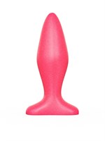 Розовая анальная пробка - 11,5 см. 143100