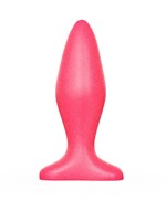 Розовая анальная пробка - 11,5 см. 143100