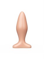 Телесный анальный плаг - 11,5 см. 143102