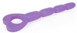 Фиолетовый анальный вибратор-елочка с 10 режимами вибрации - 22,5 см. - фото 172796