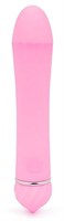 Розовый гладкий вибратор с 11 режимами вибрации - 11,5 см. - фото 172799