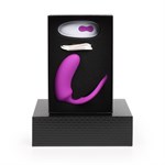 Фиолетовый вибростимулятор для пары Danny - фото 1411832