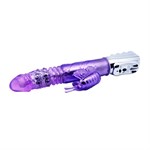 Фиолетовый мультифункциональный вибратор Alice - 29 см. - фото 170896