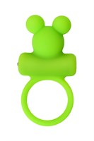 Зеленое виброкольцо на пенис A-Toys - фото 1364991