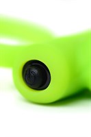 Зеленое виброкольцо на пенис A-Toys - фото 1364995