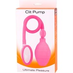 Розовая помпа для клитора CLIT PUMP - фото 1418444