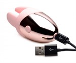 Розовый клиторальный массажер с щупальцами Vibrating Clit Teaser - фото 1365000