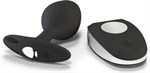 Черная пробка Mystim Rocking Vibe S с возможностью подключения к электростимулятору - 9,7 см. - фото 175002
