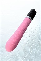 Розовый вибратор POLLY с 7 режимами вибрации - 18,3 см. - фото 68604