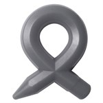 Серое силиконовое эрекционное кольцо RINGS LIQUID SILICONE 147356 - фото 97841