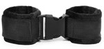 Черные мягкие наручники на липучке - фото 165932