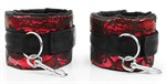Красно-черные оковы с карабинами - фото 165960